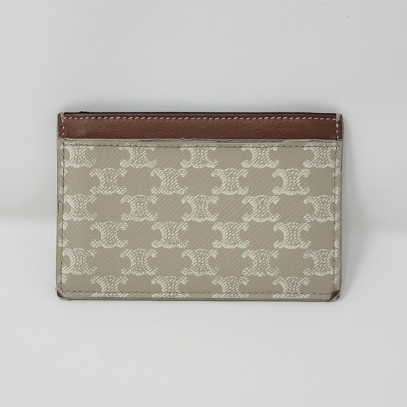 CELINE Triomphe Card Case Wallet - Picture 3 of 7